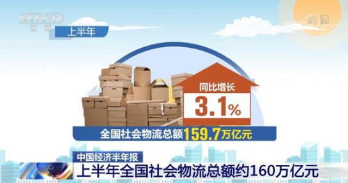 中国经济半年报 上半年全国社会物流总额同比增长3.1% 社会经济咨询服务助力高质量发展